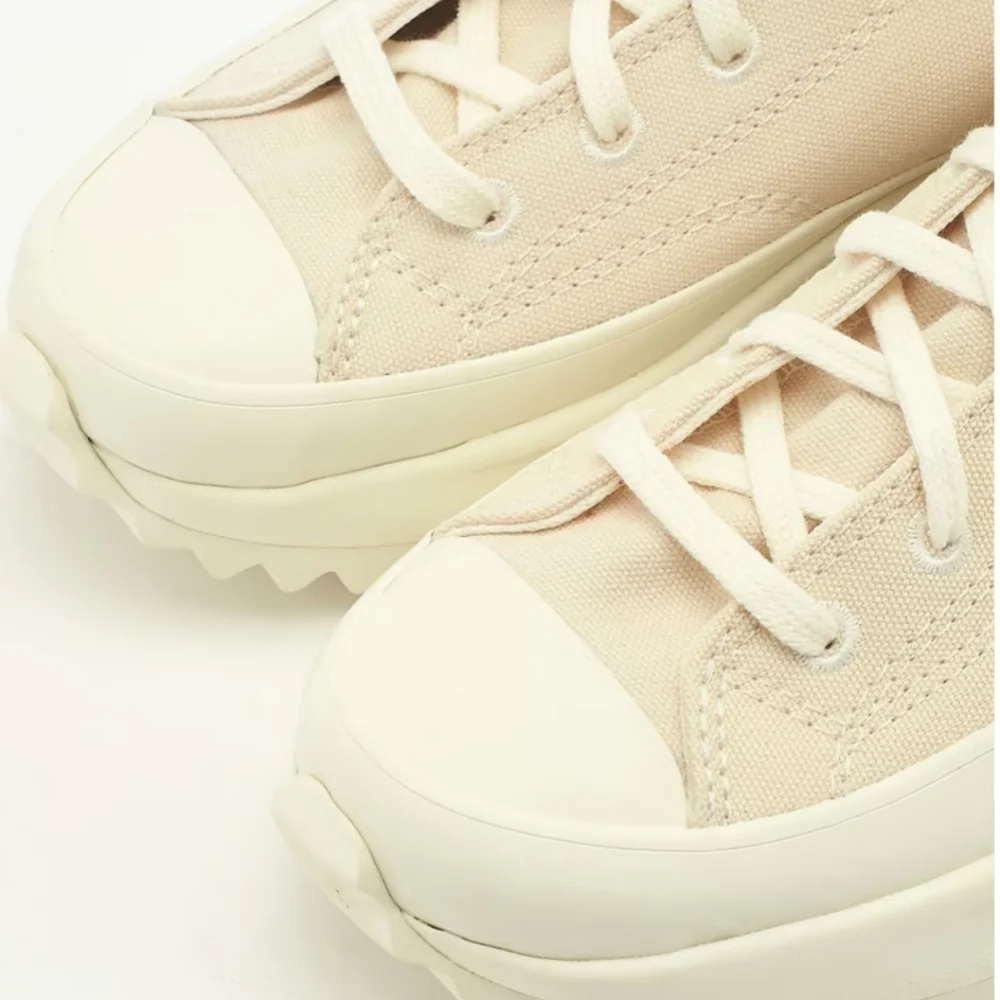 Converse Run Star Hike Platform Embroidered Floral - Natural Ivory/Egret/White